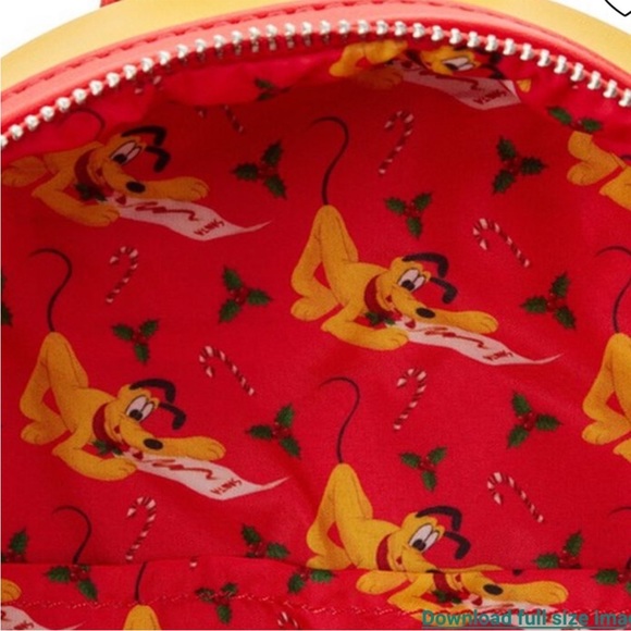 LOUNGEFLY DISNEY Pluto letters to Santa mini backpack - Picture 5 of 5